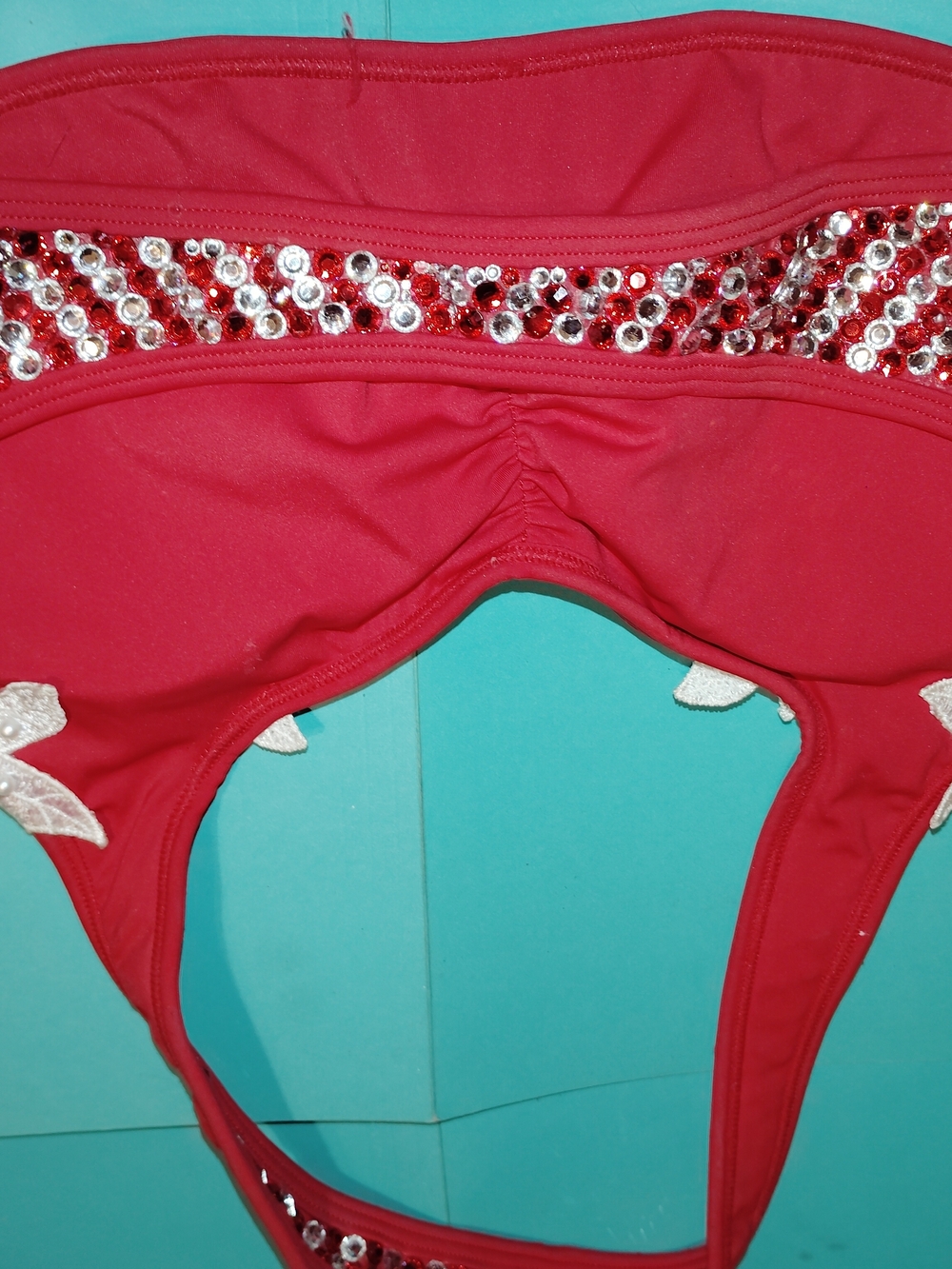Women's Custom Handmade Rhinestone Bikini Set - Picture 4 of 7